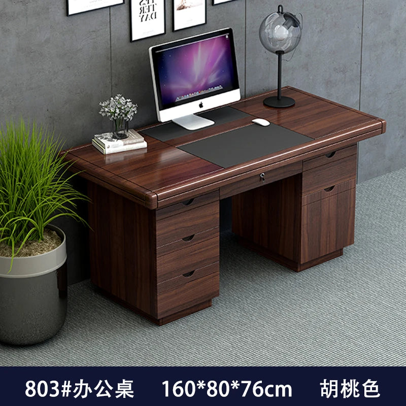 Executive Decoration Office Desk Wooden Study Modern Computer Gaming Standing Office Desk Display Escritorio Oficina Home Decor