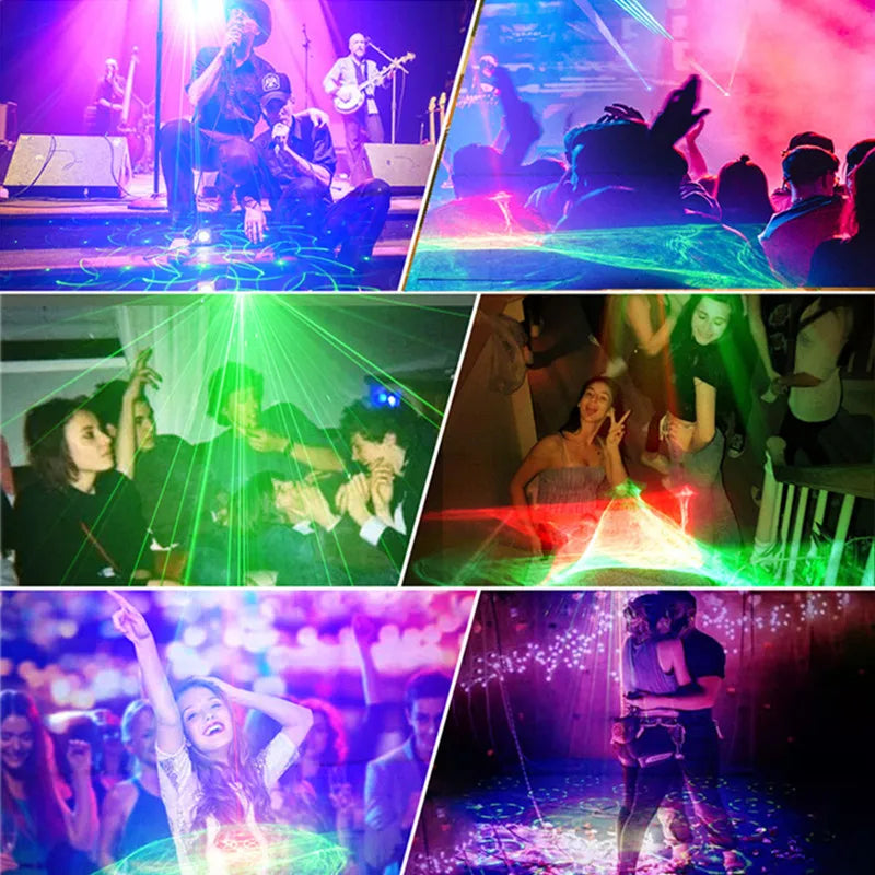 Party Lights DJ Disco Lights Remote Control Northern Lights Projection Lights Strobe Lights Family Party Decorative Lights