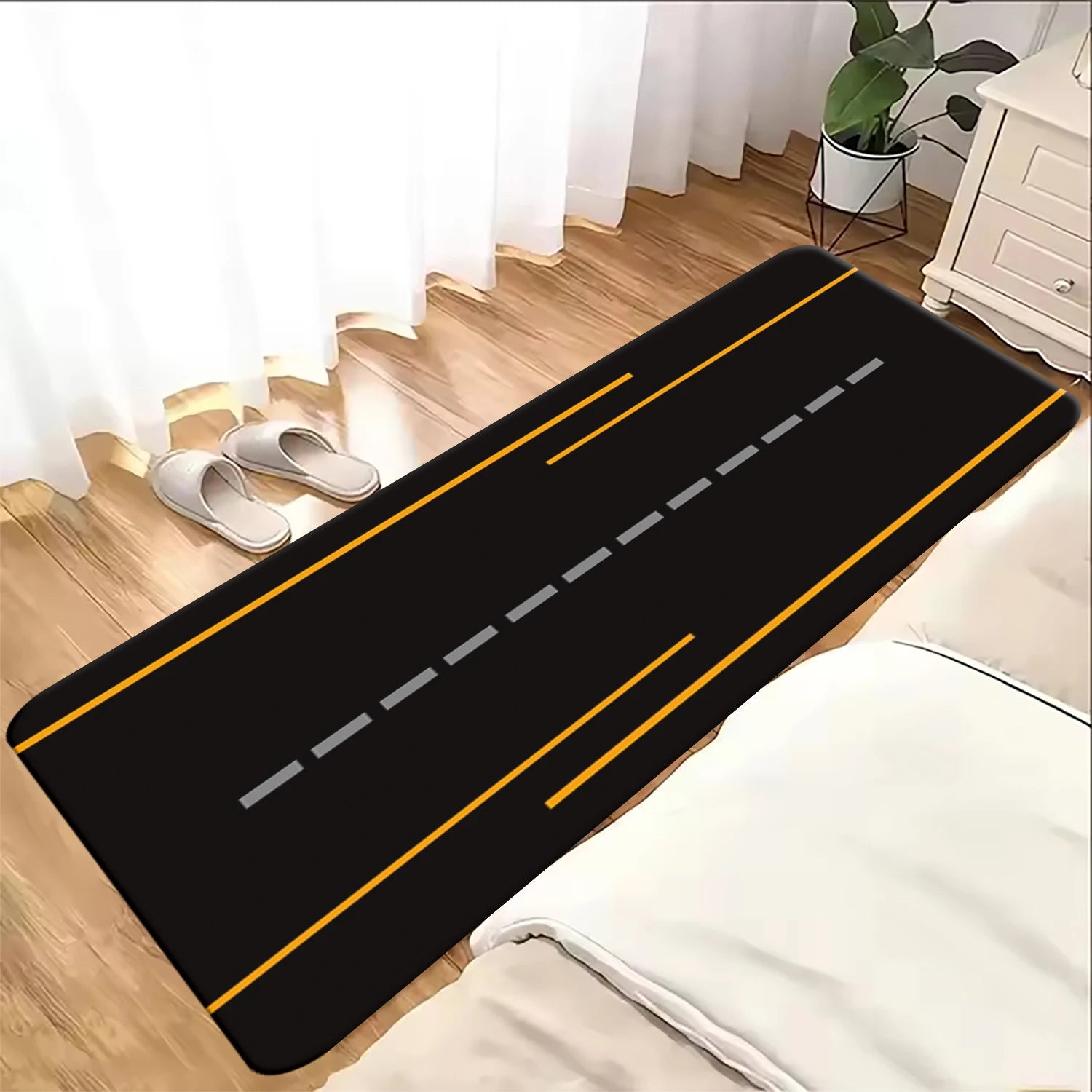 Classic motorcycle display rugs, garage floor mats, racing motorcycle mats, bedroom rugs, non-slip floor decorative rugs