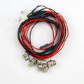 RC model car lights, 2  4  6  8  red and white  3/5mm LED cup,  spot  light