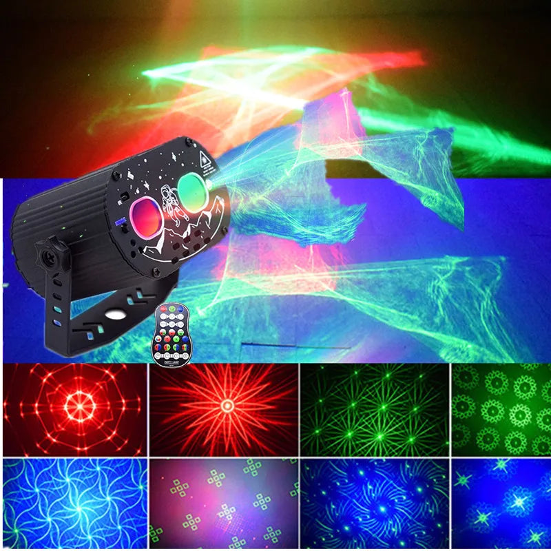 Party Lights DJ Disco Lights Remote Control Northern Lights Projection Lights Strobe Lights Family Party Decorative Lights