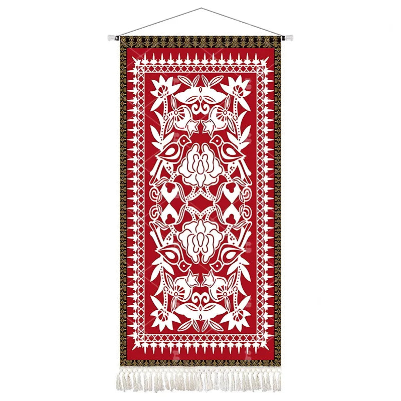Ethnic Style Large Tapestry Bohemian Style Fabric Hanging Painting Restaurant Decorative Painting Wall Decoration Wallpaper