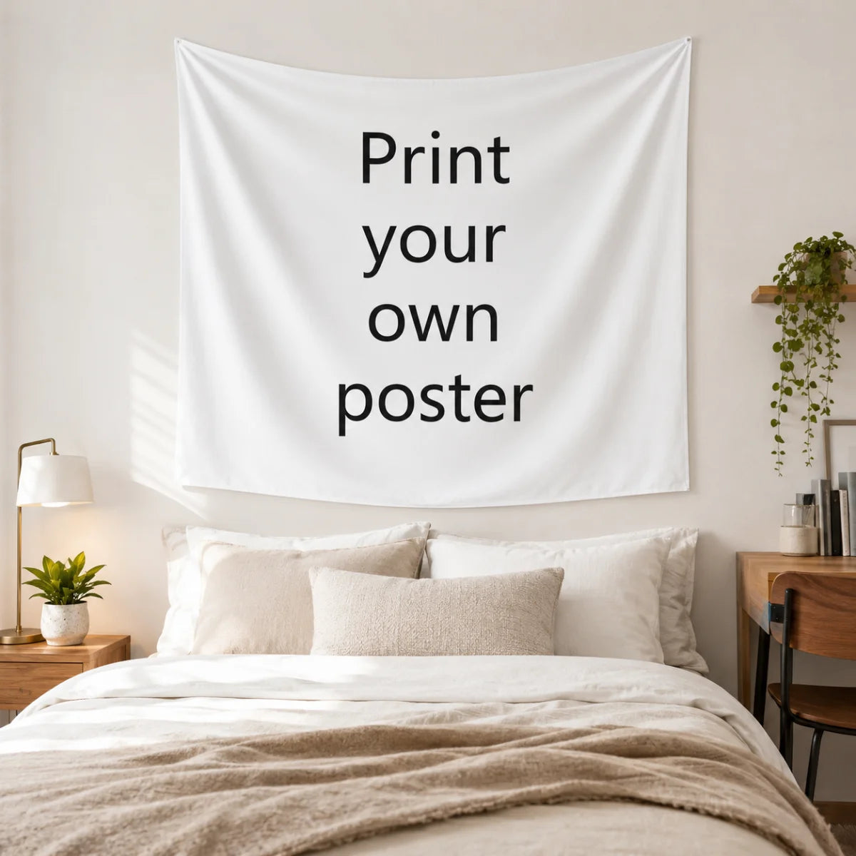 A customizable, personalized tapestry—a unique home decor piece suitable for various occasions.