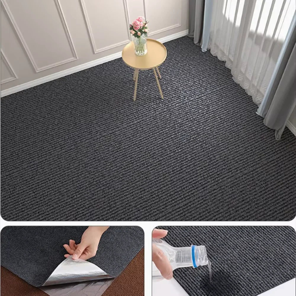 Kitchen And Bedroom Rug 40cm x 3m Absorbent Self-Adhesive Suitable For Room Decor Bathroom Solid Color And Living Room.