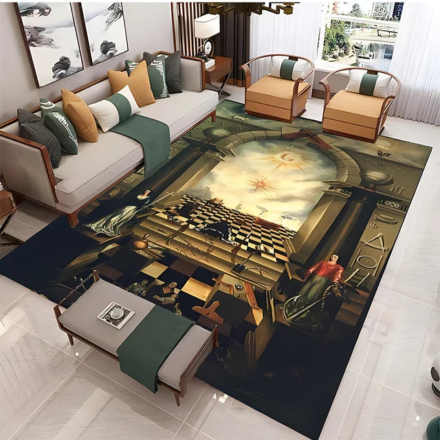 Freemasonry Modern Rugs home capital community freemason area rugs non-slip mats decorative personalized gift carpet door mat