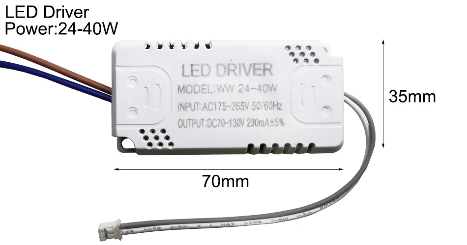 LED Driver 230mA 8-24w 24-40w 40-60w 60-80w 80-120w 100-150w LED Constant Current Driver Power Unit Supply LED Transformer