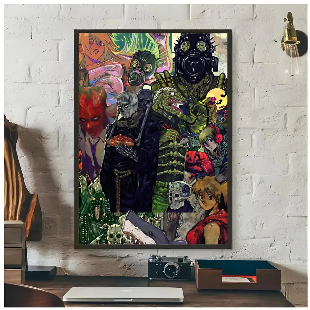 dark fantasy anime D-Dorohedoro Poster Premium Decor Art & Gift for Household Lounge Home Ornaments