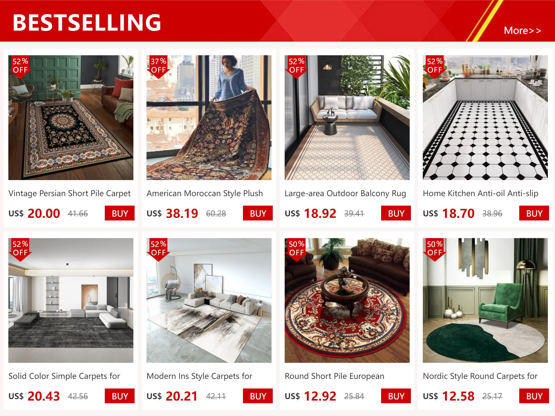 Round Rugs and Carpets for Home Living Room Decoration Teenager Bedroom Decor Carpet Sofa Coffee Table Area Rug Non-slip Mat