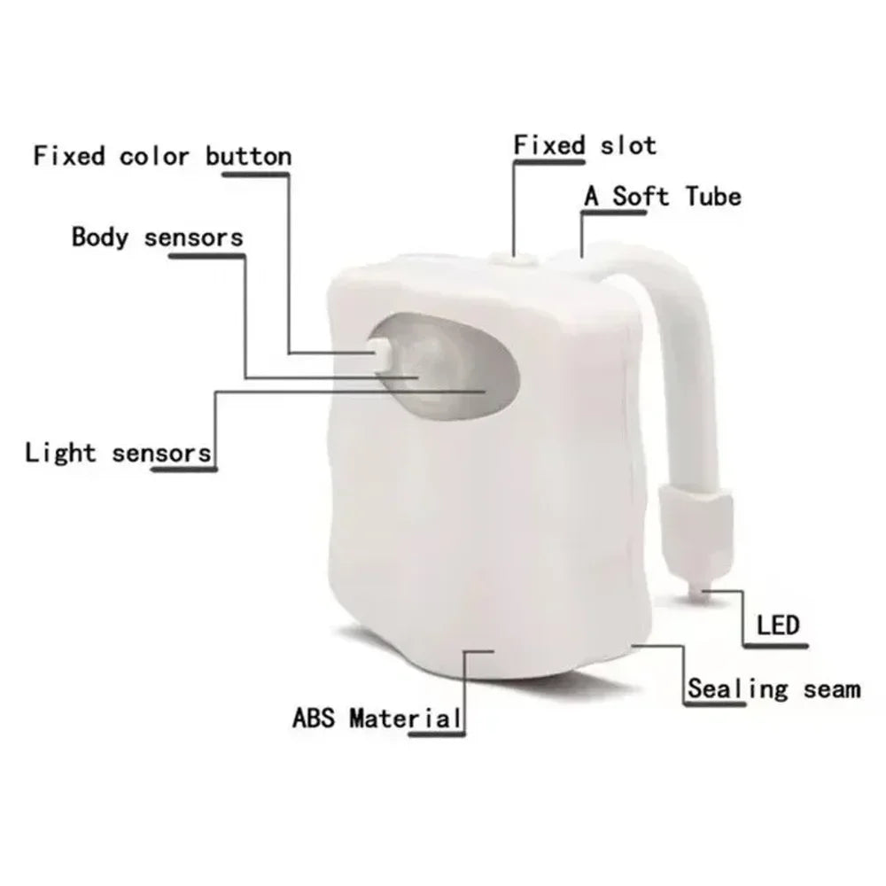 Motion Sensor Lights, Wireless Led Night Lights, Rgb 8/16 Color Lights, Bathroom Ambient Lights, Color Sensors, Led Night Lights