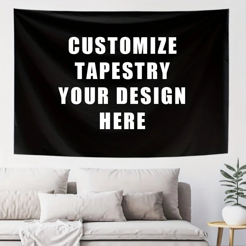 Custom Tapestry Personalized Photo Tapestrys Anniversary, Birthday, Wedding Party Decoration Background Banner Home Decor