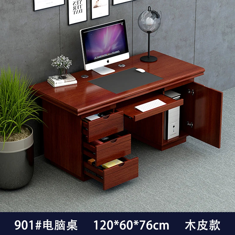 Executive Decoration Office Desk Wooden Study Modern Computer Gaming Standing Office Desk Display Escritorio Oficina Home Decor