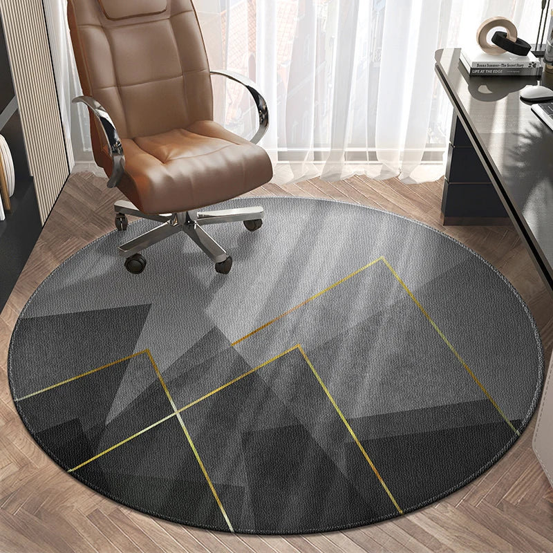 Round Rugs and Carpets for Home Living Room Decoration Teenager Bedroom Decor Carpet Sofa Coffee Table Area Rug Non-slip Mat