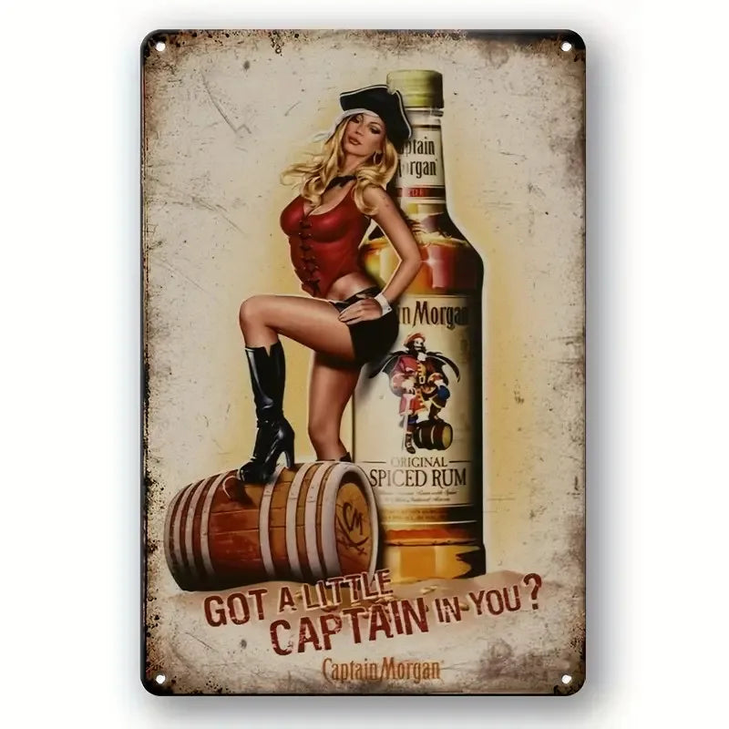 1pc Vintage beer Metal Tin Sign , Vintage Plaque Decor, Wall Art Decor, For Room Decor, Home Decor, Restaurant Decor, Bar Decor,