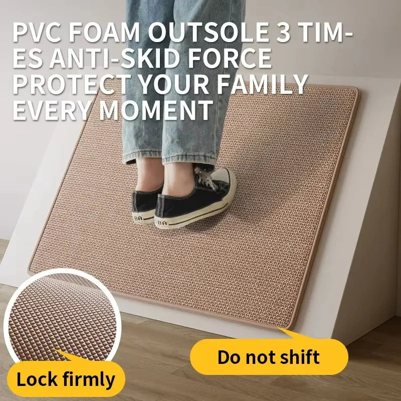 Bathroom Rugs Mats Non Slip Washable Absorbent Runner Rugs for Bathroom Floor Bath Mats
