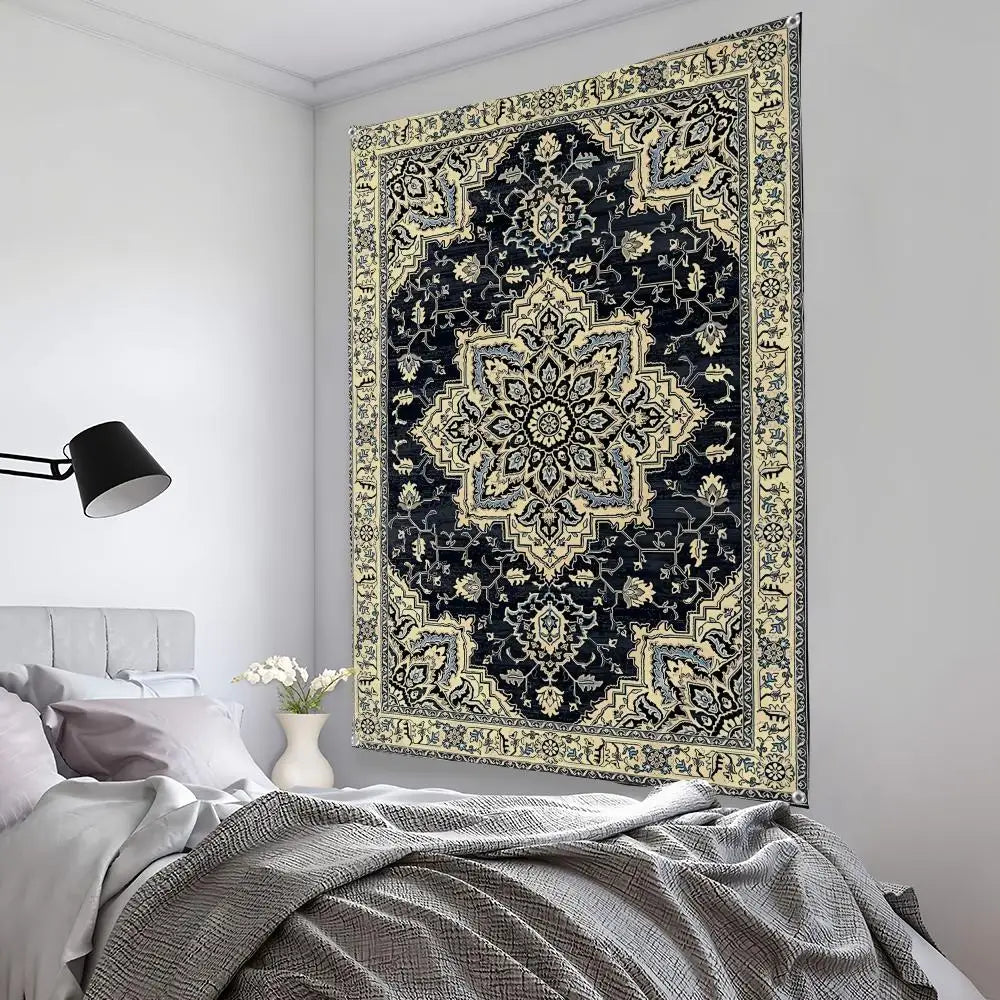 Persian Pattern Tapestry Background Art Decor For Bedroom Living Room Bar Garden Outdoor  Wall Decor