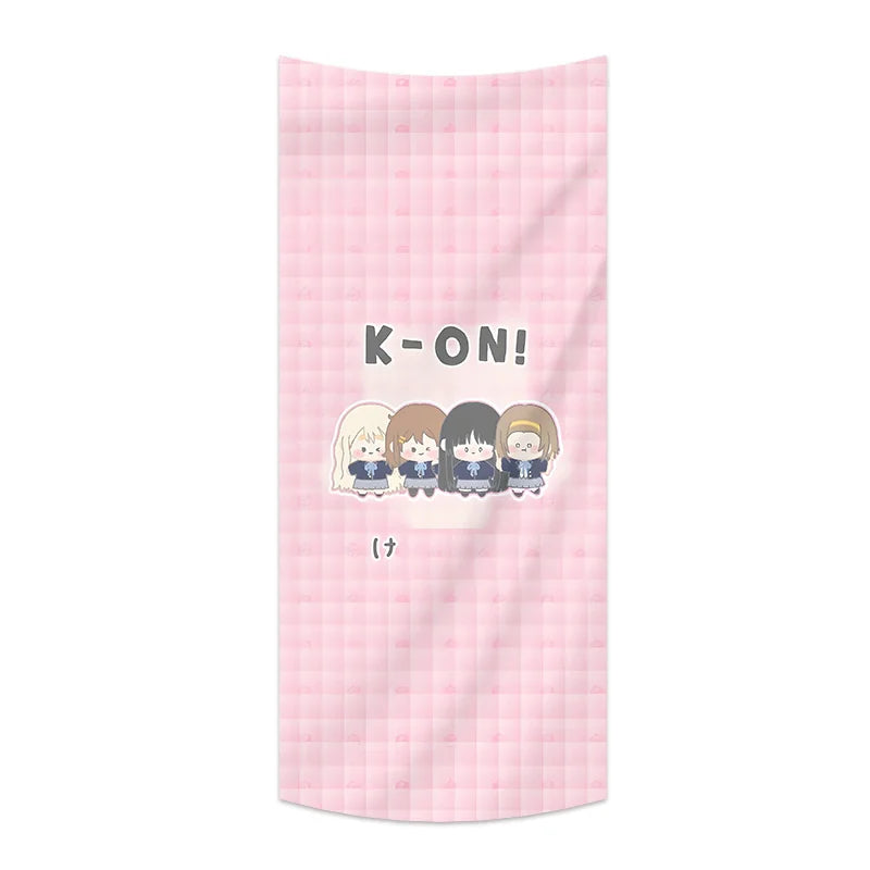 K-On! Tapestry Anime Backdrop Cute Girly Decorative Cloth for Dormitory and Bedroom Wall Decoration & Imperfection Covering