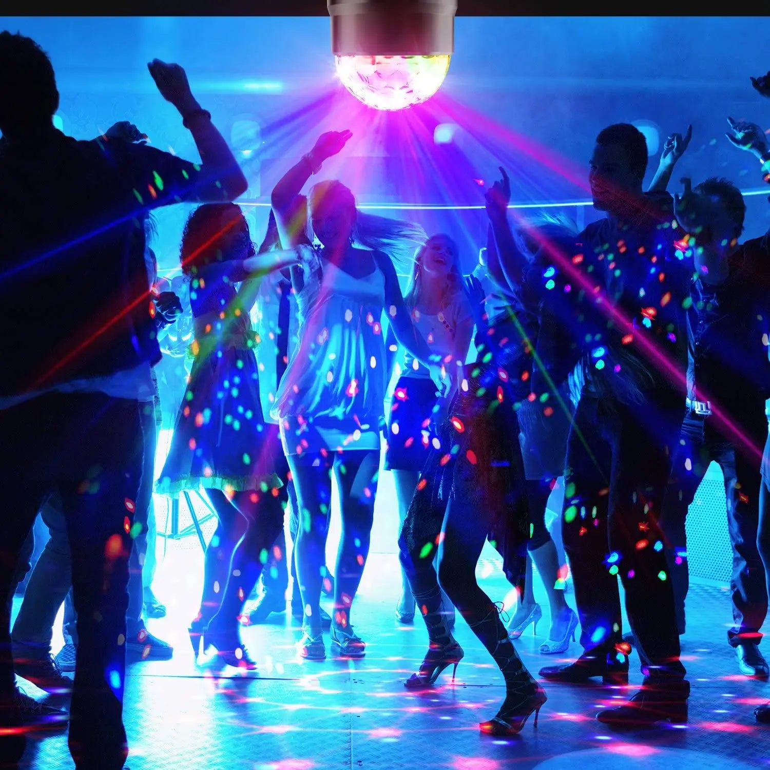 Disco Ball Lights DJ Party Lights Family Holiday Party Decorative Lights USB LED Mini DJ Stage Lights Strobe Lights