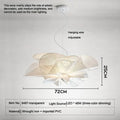 2026 Nordic Classic Ceiling Lamps Black/White PVC Modern Designer Lamp Bedroom Home Decor Lighting Dining Room LED Pendant Light