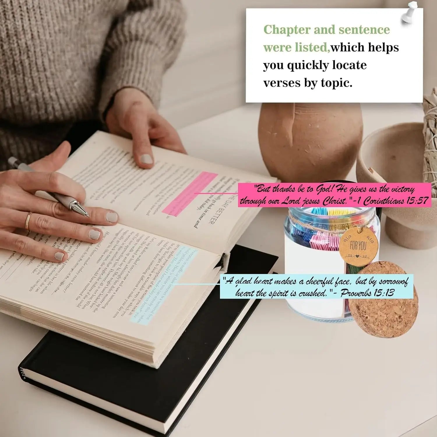 Quran Verses Jar Read Me When Bible Verses Christian Decor Gift Quranic Affirmations Islamic Decor Ramadan Decorations for Home