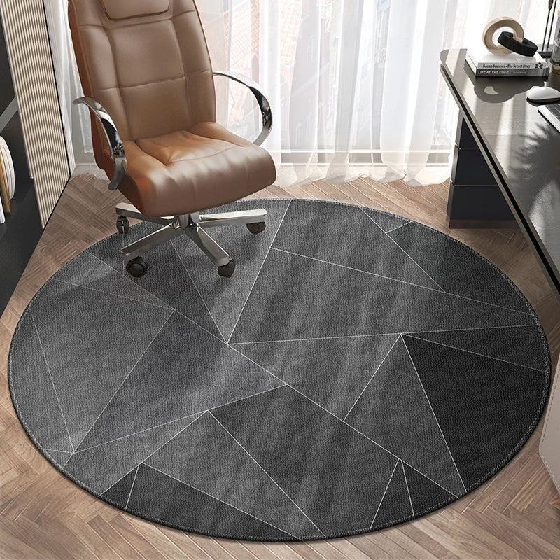 Round Rugs and Carpets for Home Living Room Decoration Teenager Bedroom Decor Carpet Sofa Coffee Table Area Rug Non-slip Mat