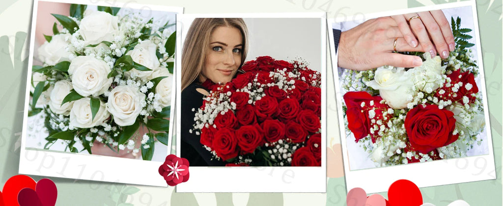 24-80Pcs Artificial Roses Flowers 3.9''Big Velvet Rose Artificial Flowers with Long Stems for Wedding Mothers Day Decor