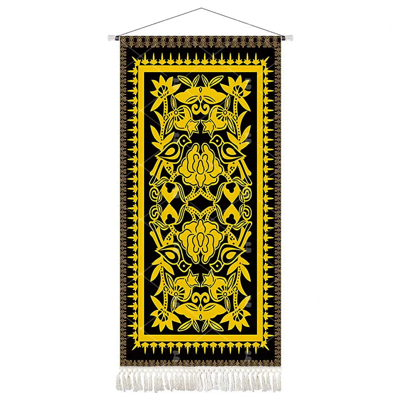 Ethnic Style Large Tapestry Bohemian Style Fabric Hanging Painting Restaurant Decorative Painting Wall Decoration Wallpaper