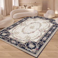 Traditional Oriental Area Rug Geometric Distressed Living Room Kitchen Dining Area Rugs Ethnic Soft Bedroom Rugs Kitchen Rugs