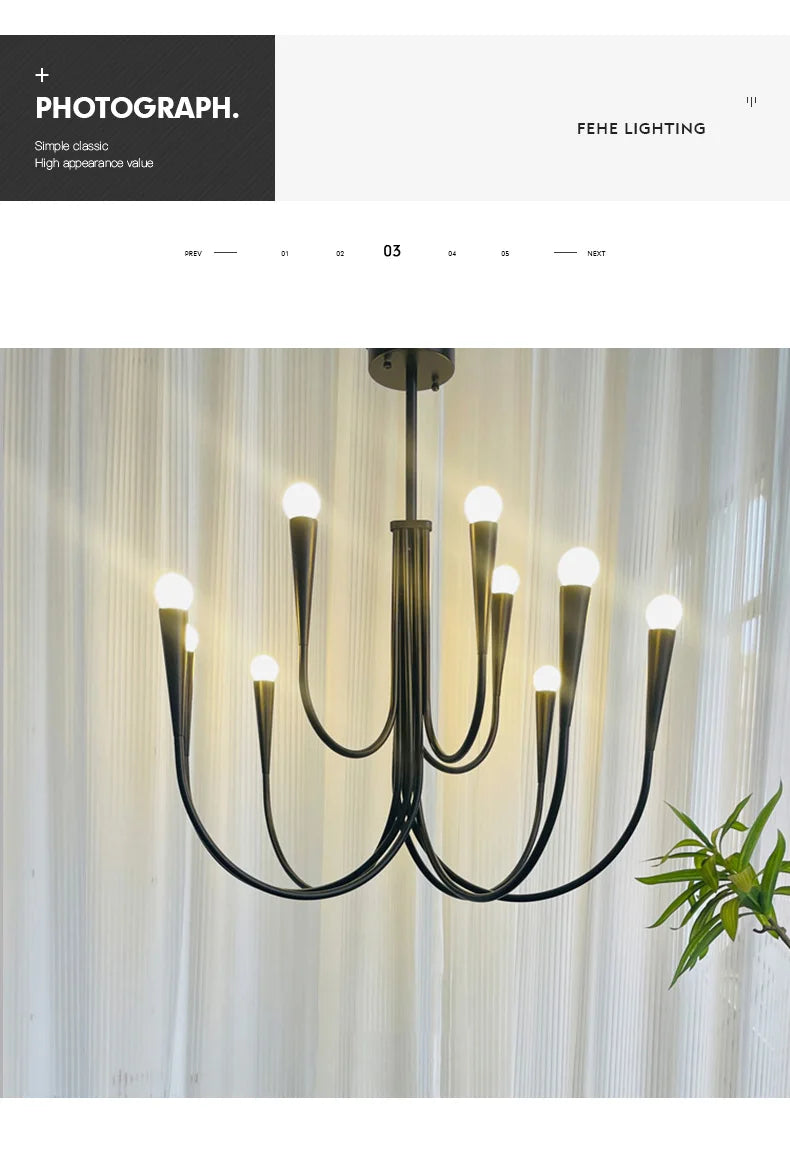 Dining Room Chandelier American Style Living Room Chandelier Living Room Home Decoration Lamp E14 Bulb Room Bedroom Chandelier