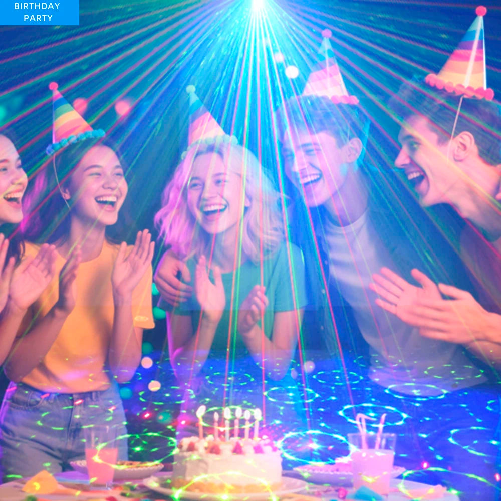 Party Lights, DJ Disco Lights, Strobe Lights, Projection Projector, USB-Powered Projector Lights, Home Atmosphere Lights