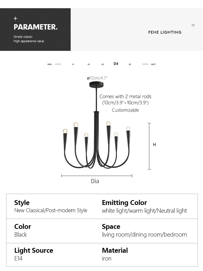 Dining Room Chandelier American Style Living Room Chandelier Living Room Home Decoration Lamp E14 Bulb Room Bedroom Chandelier