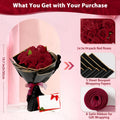 24-80Pcs Artificial Roses Flowers 3.9''Big Velvet Rose Artificial Flowers with Long Stems for Wedding Mothers Day Decor