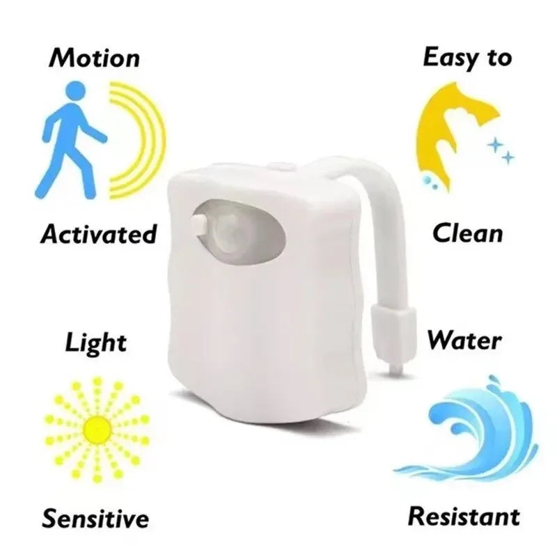 Motion Sensor Lights, Wireless Led Night Lights, Rgb 8/16 Color Lights, Bathroom Ambient Lights, Color Sensors, Led Night Lights