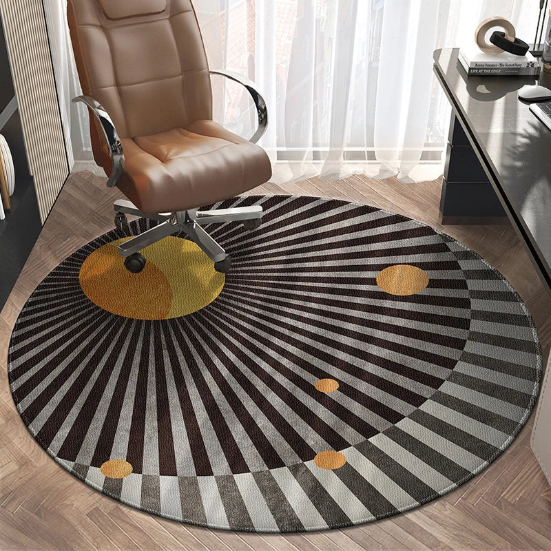 Round Rugs and Carpets for Home Living Room Decoration Teenager Bedroom Decor Carpet Sofa Coffee Table Area Rug Non-slip Mat