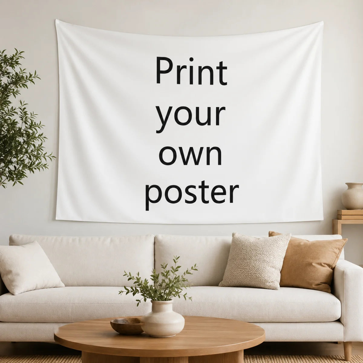 A customizable, personalized tapestry—a unique home decor piece suitable for various occasions.