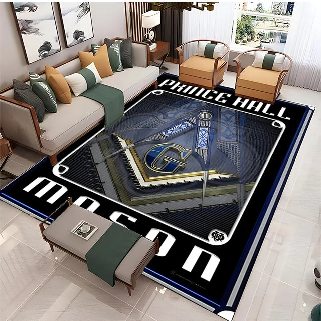 Freemasonry Modern Rugs home capital community freemason area rugs non-slip mats decorative personalized gift carpet door mat
