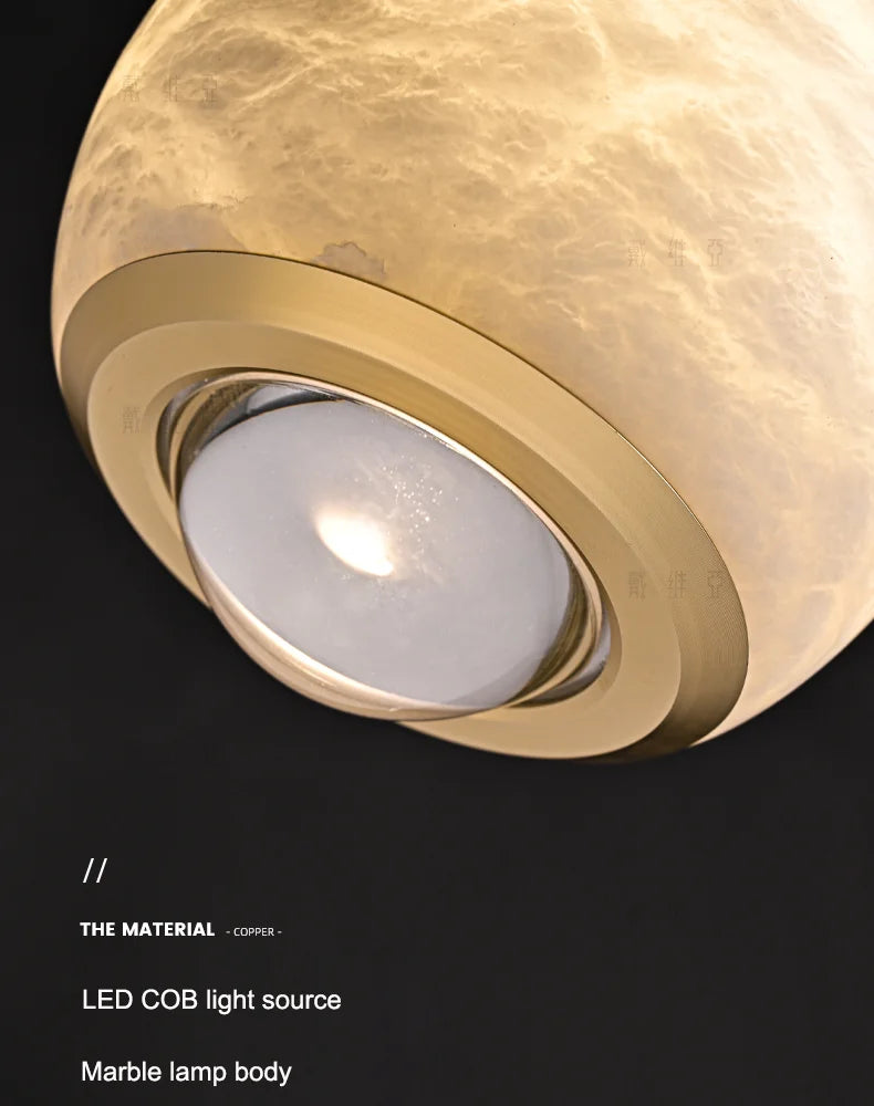 Marble Chandeliers for Dining Room Modern Bedroom Room Hanging Lamps for Ceiling Room Decor Pendant Luxury Living Room Pendant