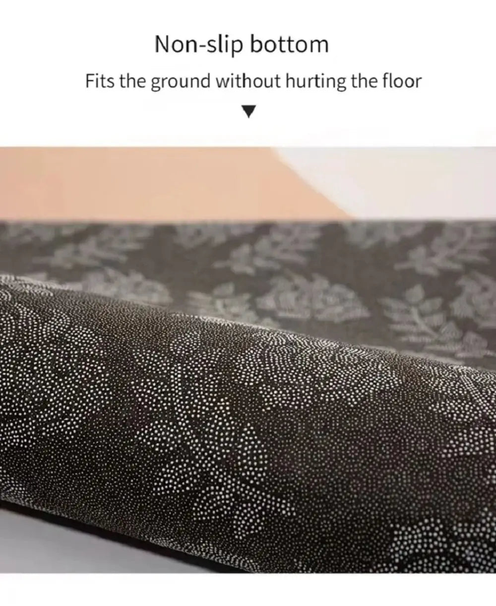 VIKAMA Retro Style Long Rugs Living Room Bedroom Bedside Rugs Soft and Cozy Household Floor Mats Room Decorative Rugs