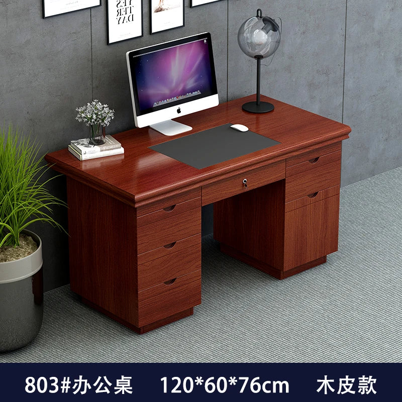 Executive Decoration Office Desk Wooden Study Modern Computer Gaming Standing Office Desk Display Escritorio Oficina Home Decor