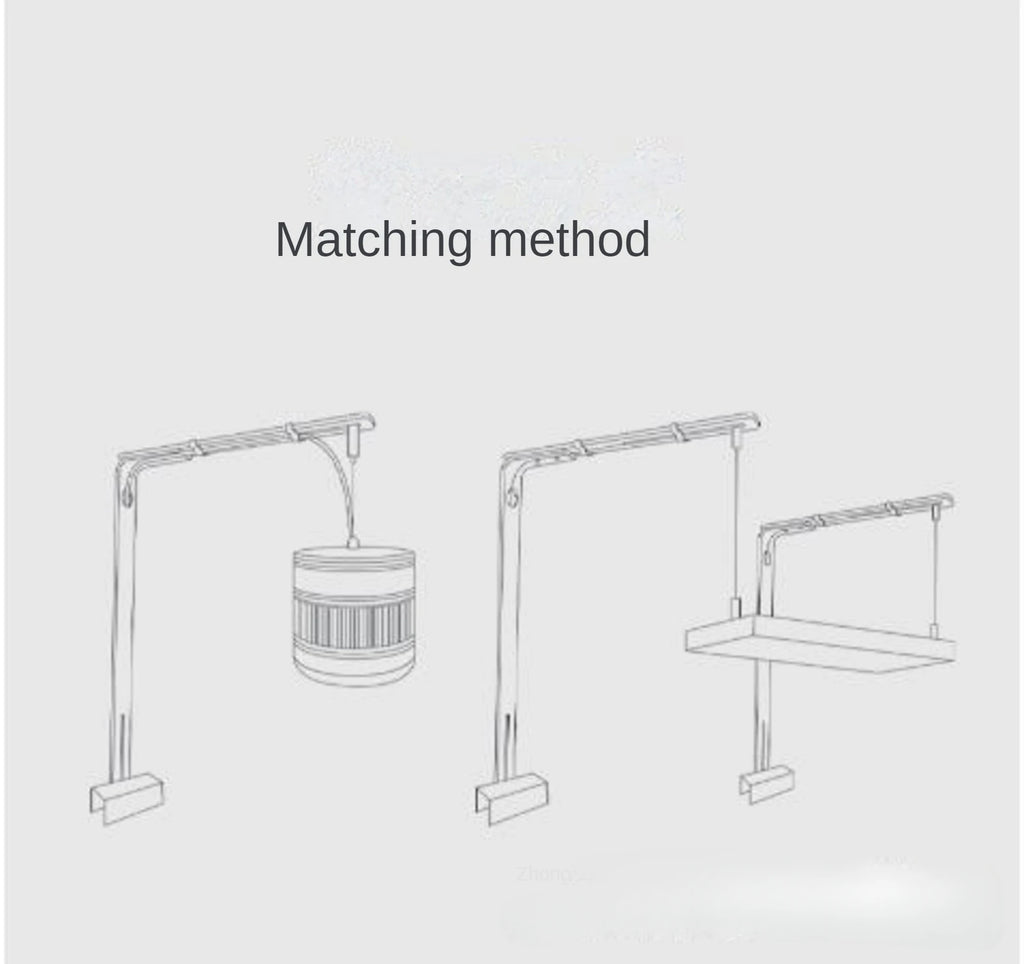 Aluminum Alloy Brushed Fish Tank Light Bracket – Versatile Clamp Mount for Tube, Pendant & Strip Lights