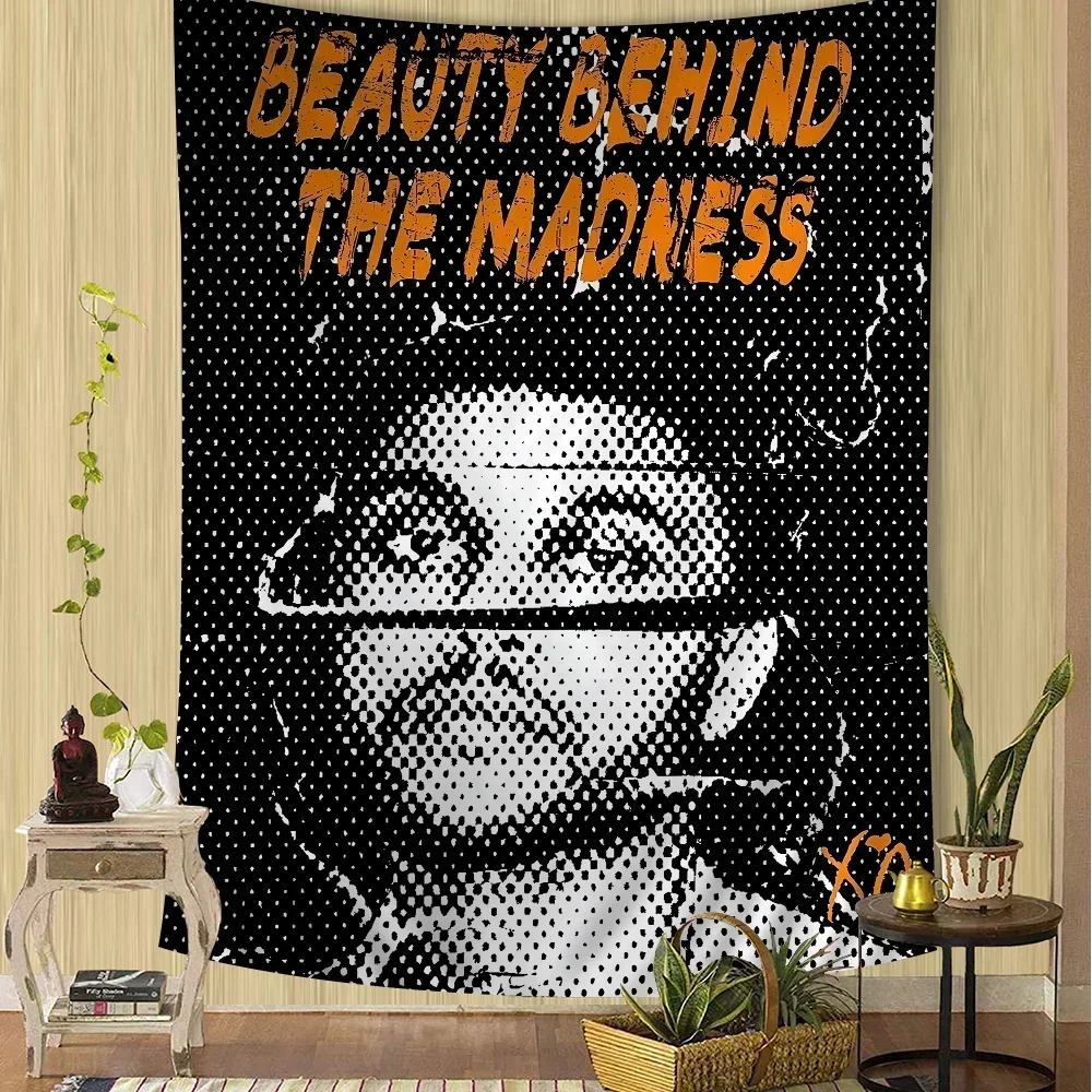 The Weeknd Tapestry Art Printing Art Science Fiction Room Home Decor Wall Art Decor