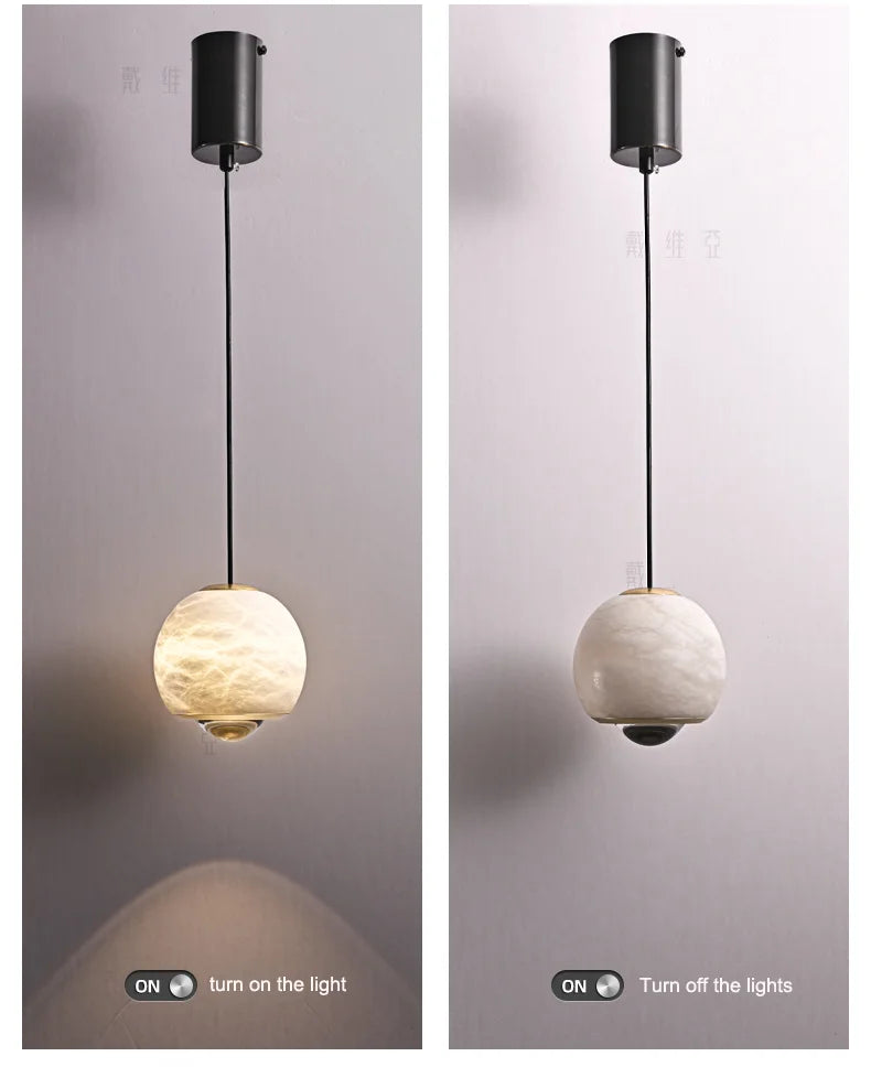 Marble Chandeliers for Dining Room Modern Bedroom Room Hanging Lamps for Ceiling Room Decor Pendant Luxury Living Room Pendant