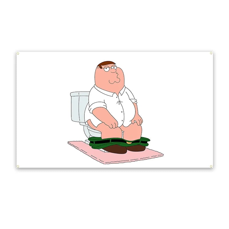 Peter Griffin Theme, A Bold And Stylish Patterned Tapestry, Perfect For Living Rooms, Bedrooms, And Offices As Home Decor