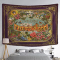 Pretty Odd Floral Tapestry Single Sided 2DPrint Soft Polyester Tapestry Bedroom Living Room Dorm Retro Decor Nostalgic Vibe Gift