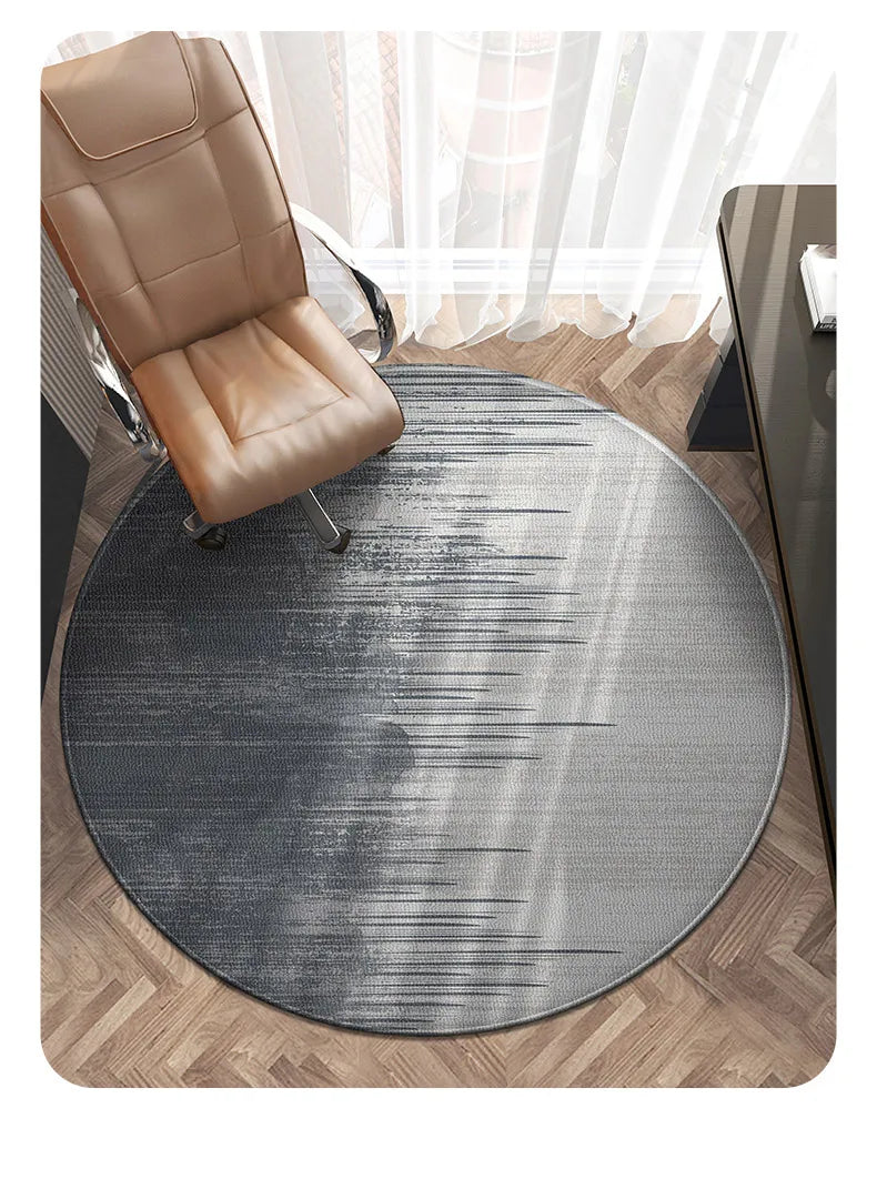 Round Rugs and Carpets for Home Living Room Decoration Teenager Bedroom Decor Carpet Sofa Coffee Table Area Rug Non-slip Mat