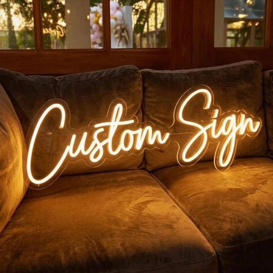 Personalized Custom Name Neon Sign Dimmable LED Wall Lamp Home Decor Light