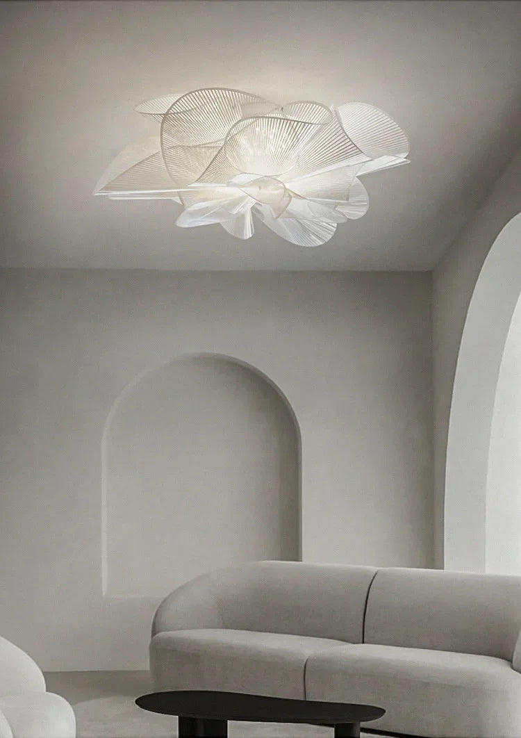2026 Nordic Classic Ceiling Lamps Black/White PVC Modern Designer Lamp Bedroom Home Decor Lighting Dining Room LED Pendant Light
