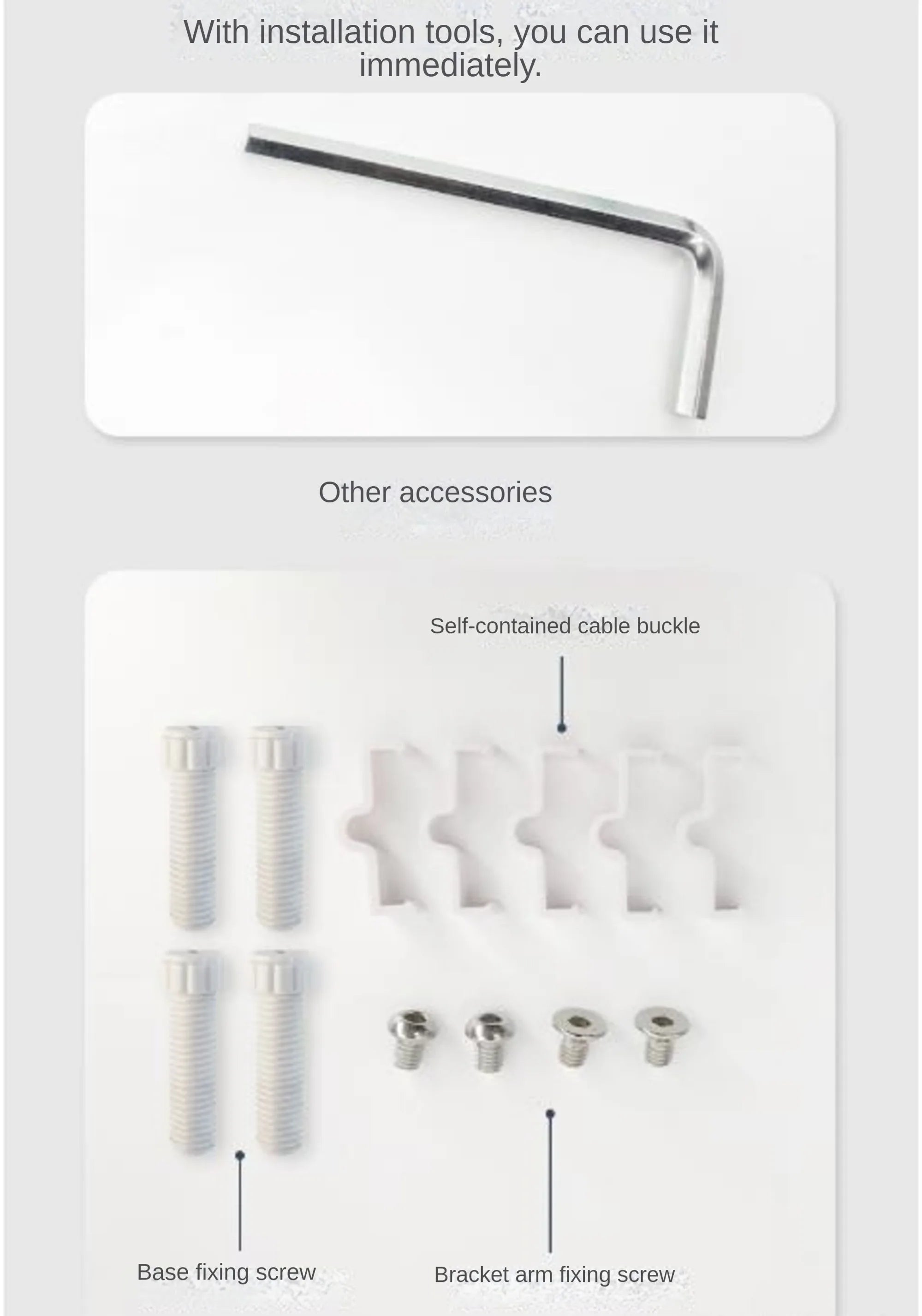 Aluminum Alloy Brushed Fish Tank Light Bracket – Versatile Clamp Mount for Tube, Pendant & Strip Lights