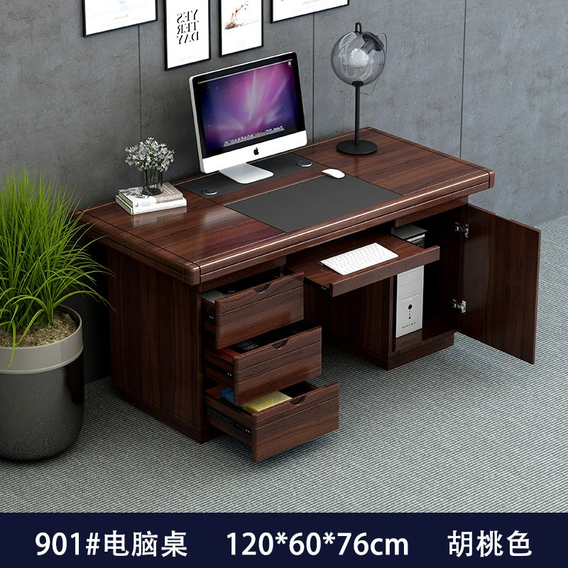 Executive Decoration Office Desk Wooden Study Modern Computer Gaming Standing Office Desk Display Escritorio Oficina Home Decor