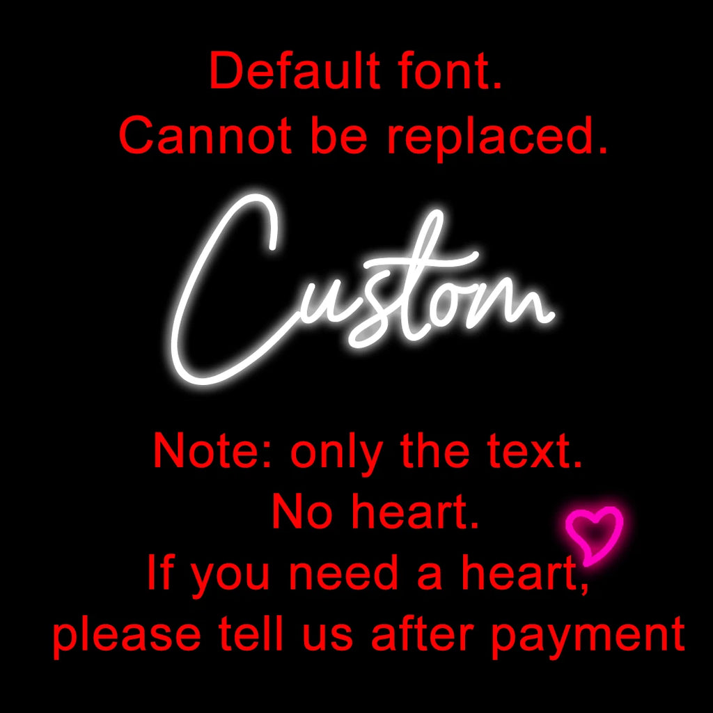 Personalized Custom Name Neon Sign Dimmable LED Wall Lamp Home Decor Light
