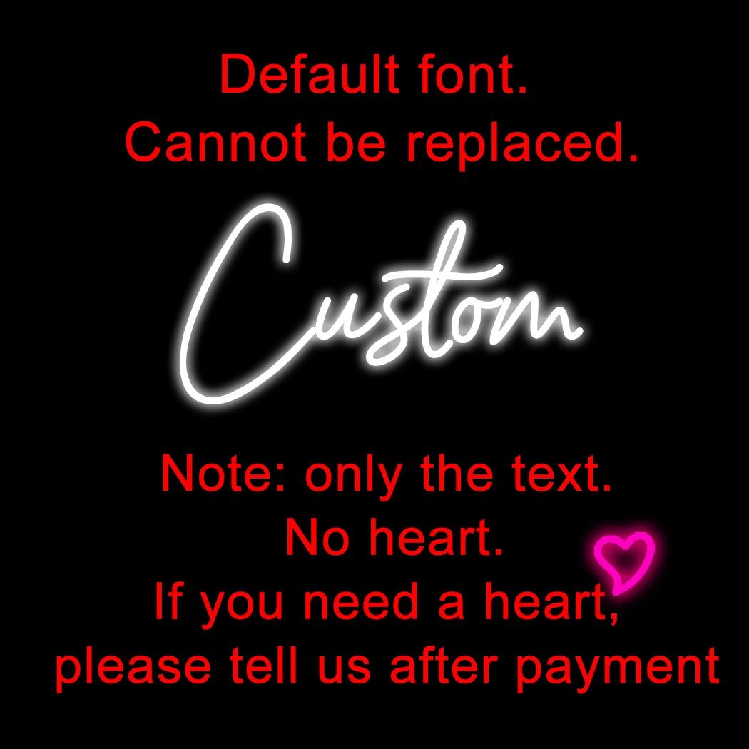 Personalized Custom Name Neon Sign Dimmable LED Wall Lamp Home Decor Light